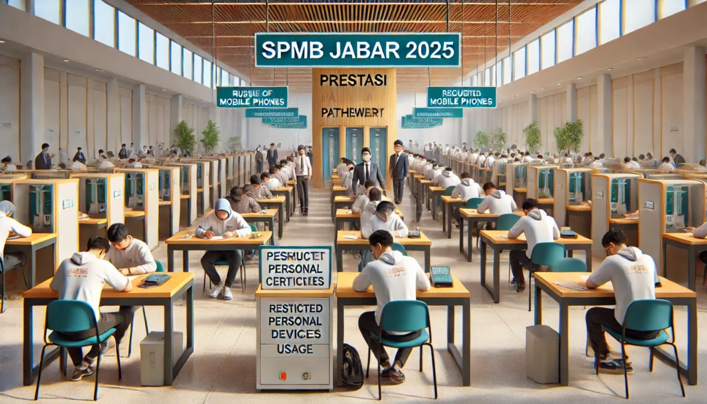 mekanisme tes spmb jabar 2025