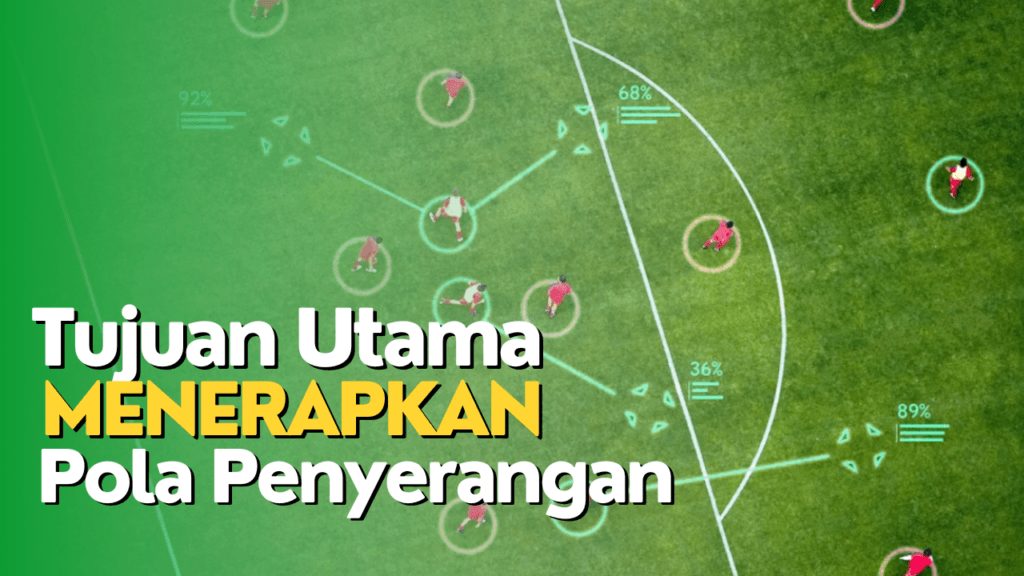 Tujuan utama menerapkan pola penyerangan pada pertandingan sepak bola